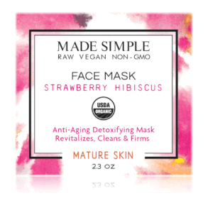 Strawberry Hibiscus Face Mask by Made Simple